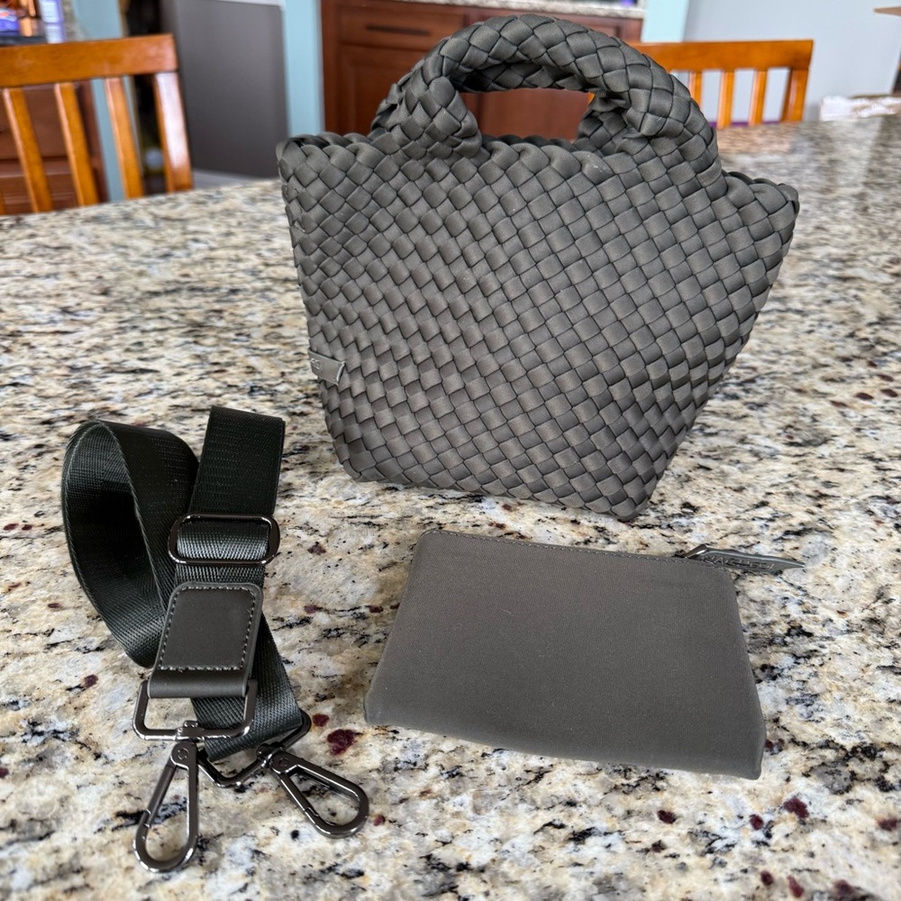 Naghedi St Barths Petit Tote Olive Green